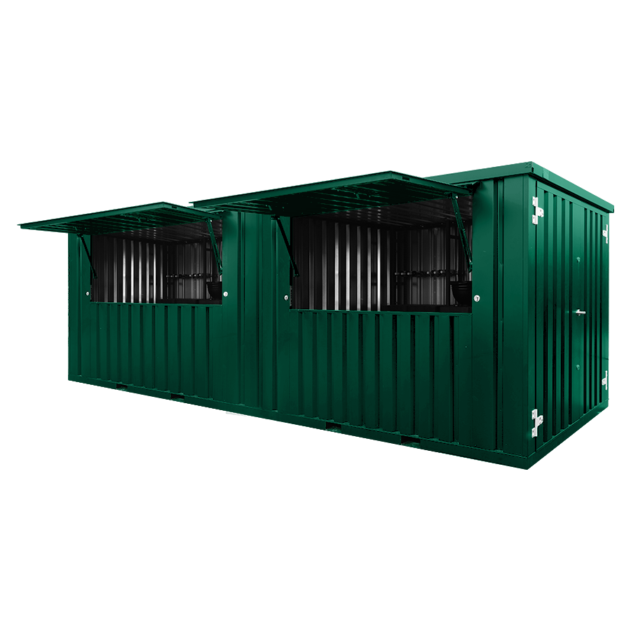 20 Foot Container Xl Green Ral 6005
